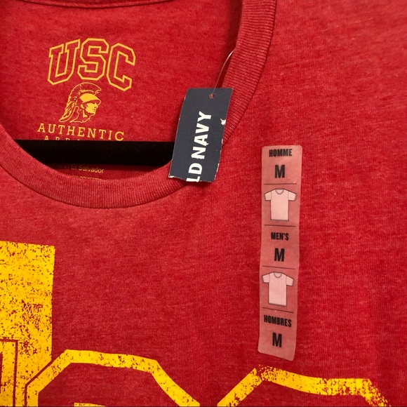 Old Navy USC Unisex Red T-Shirt - Picture 3 of 4